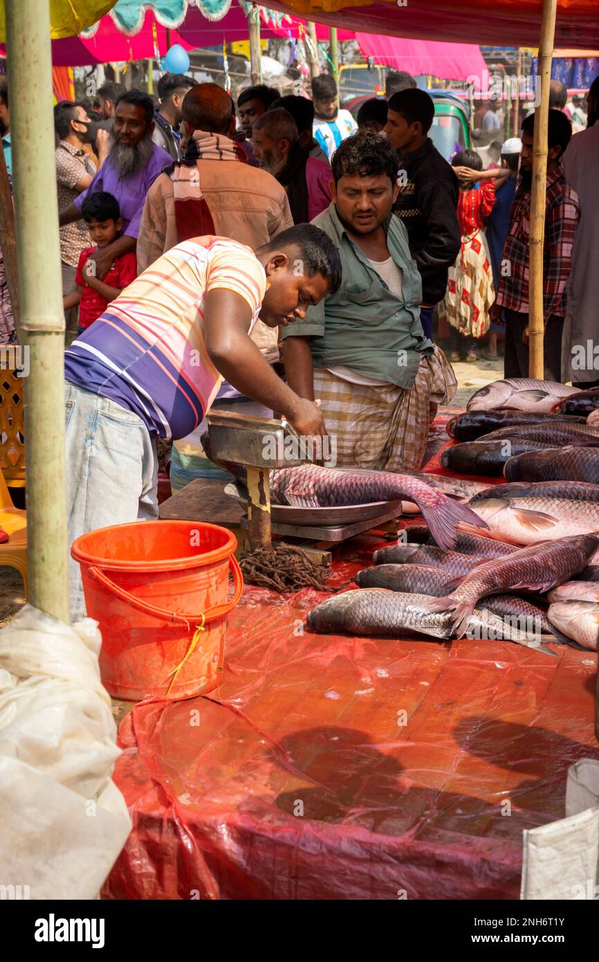 Foire de Poradaha Bangladesh Foire locale Banque D'Images