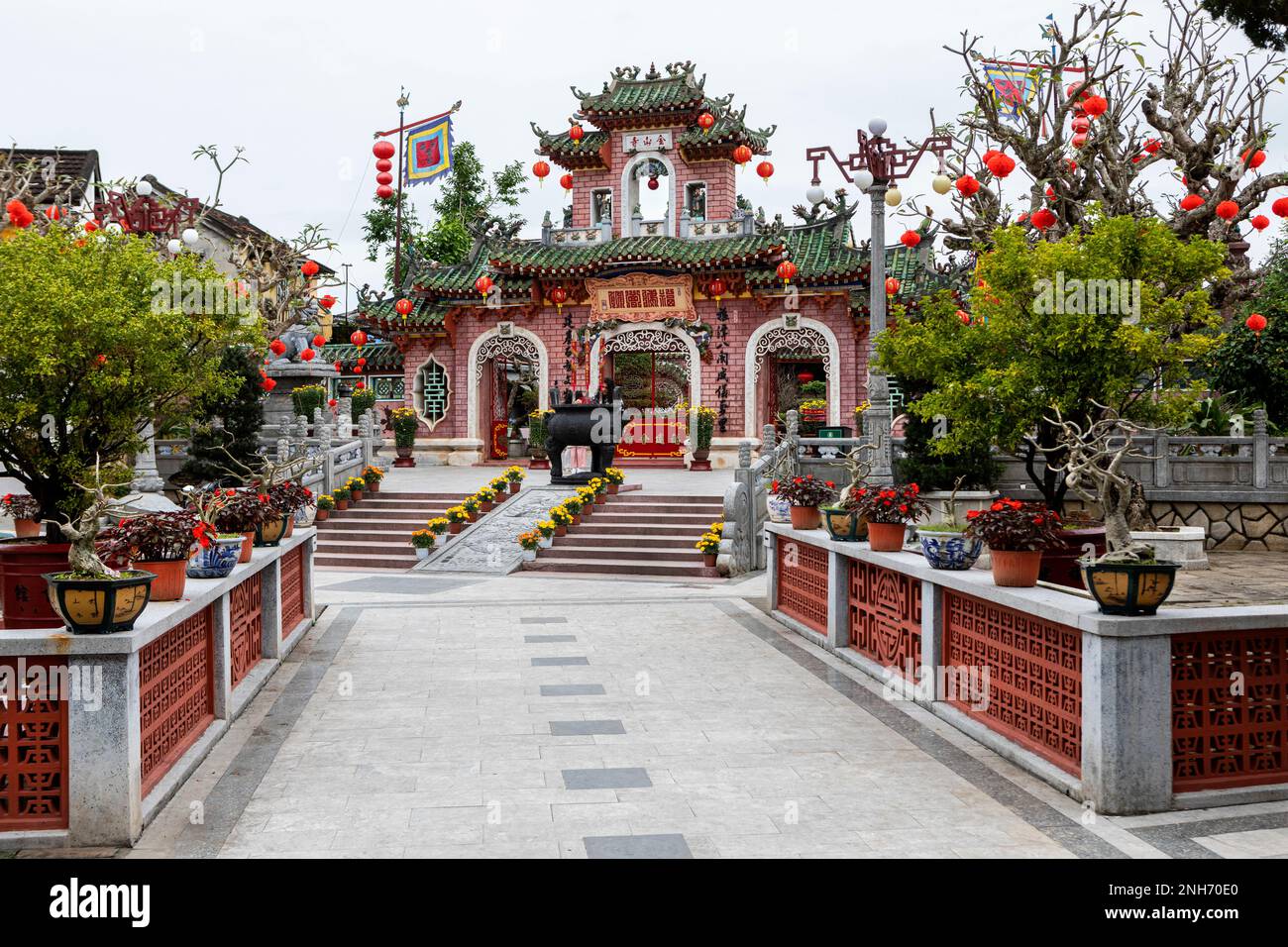 Salle d'Assemblée de Phuc Kien, Hoi an, Vietnam. Banque D'Images