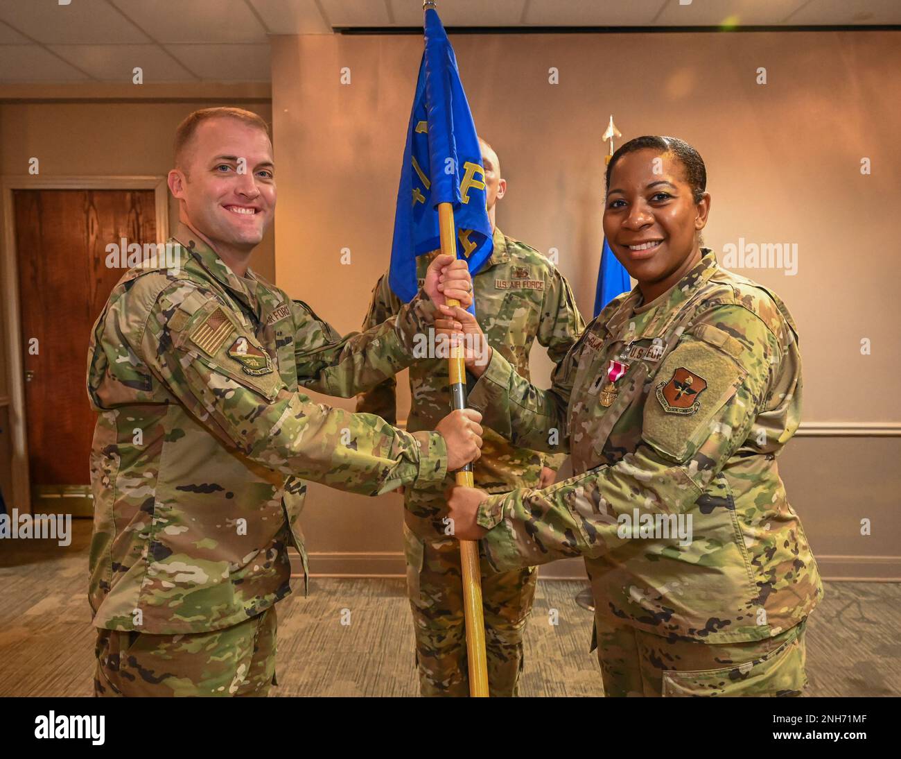 ÉTATS-UNIS Le lieutenant-colonel Crystal Glaster de la Force aérienne ...