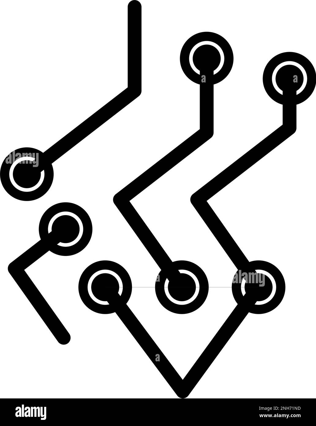 Arrière-plan abstrait avec texture de la carte de circuit imprimé de technologie de pointe.Illustration électronique de la carte mère.Illustration vectorielle. Illustration de Vecteur