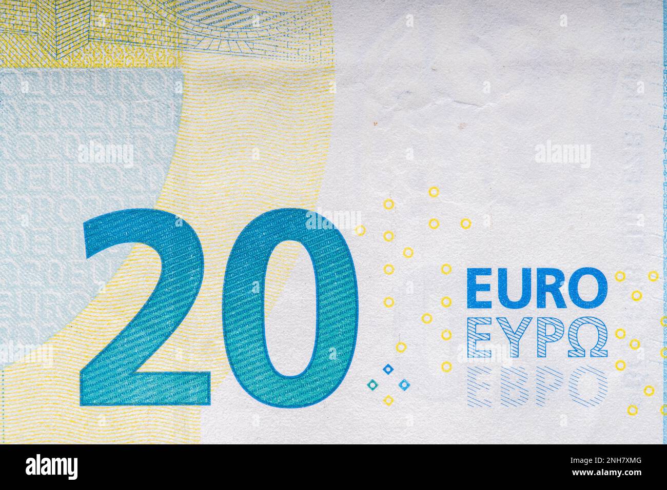 gros plan de billets de 20 euros, pour des sujets de financement d