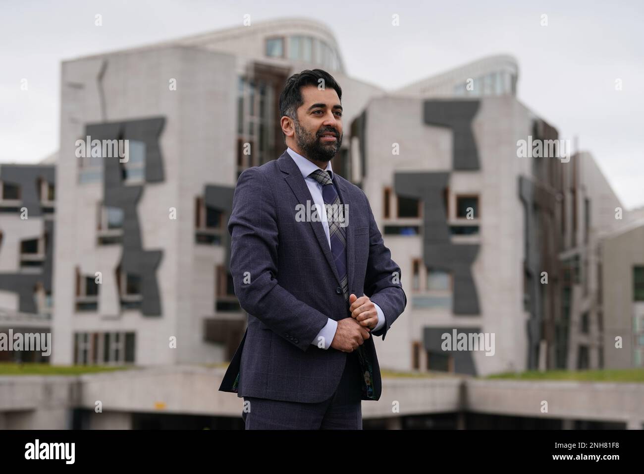 Humza Yousaf, candidat à la direction du Parti national écossais