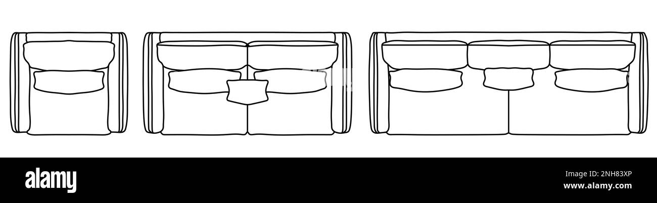 Concept ou ensemble conceptuel ou collection de fauteuils de différentes perspectives isolés sur blanc. 3d illustration comme métahor pour l'architecture et Banque D'Images
