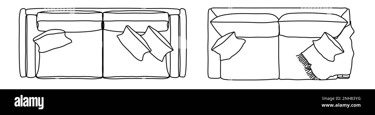 Concept ou ensemble conceptuel ou collection de canapés causeuses de différentes perspectives sur blanc. 3d illustration en tant que métahor pour l'architecture et dans Banque D'Images