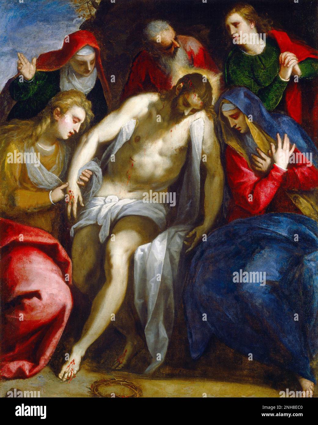 Jacopo Palma il Giovane Lamentation c. 1620 Banque D'Images