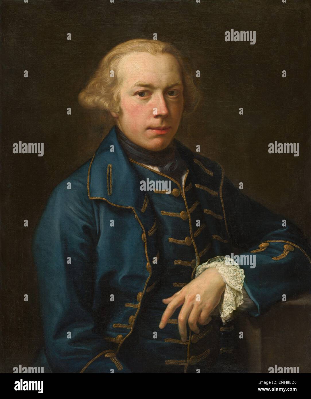 Pompeo Batoni Portrait d'un homme c. 1762 Banque D'Images