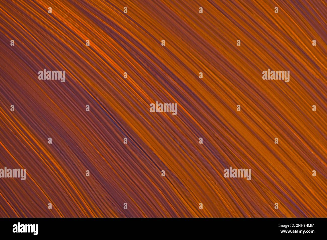 Arrière-plan de peinture à l'huile abstraite de couleur orange. Aquarelle sur toile avec traits de pinceau. Illustration acrylique sur papier avec motif de pinceau. Banque D'Images