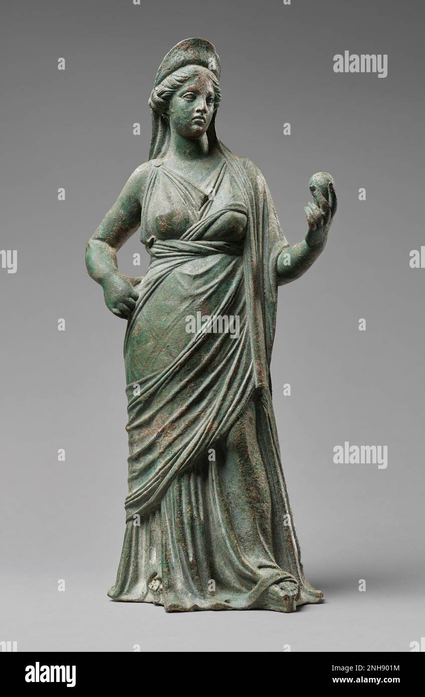 Statuette en bronze d'Aphrodite, vers la première moitié du siècle 2nd avant J.-C. Banque D'Images