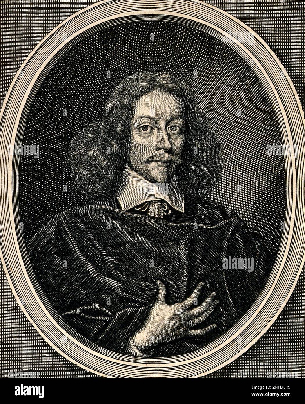 John Bulwer (1606-1656) était un médecin et philosophe anglais qui a écrit cinq ouvrages explorant le corps et la communication humaine, dont Chirologia (1644) et Philocophus (1648). Il a été la première personne en Angleterre à proposer l'éducation des personnes sourdes. Les formes de main décrites dans Chirologia sont encore utilisées en langue des signes britannique. Banque D'Images