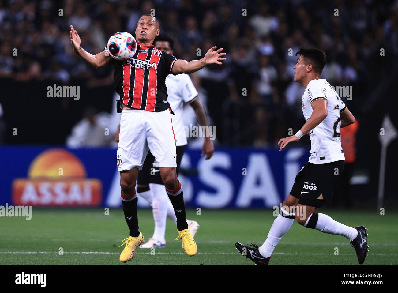 SP - Sao Paulo - 05/02/2023 - PAULISTA 2023, CORINTHIANS X BOTAFOGO-SP - Botafogo-SP player during a match against Corinthians at the Arena Corinthians stadium for the 2023 Paulista championship. Photo: Ettore Chiereguini/AGIF (via AP) Banque D'Images