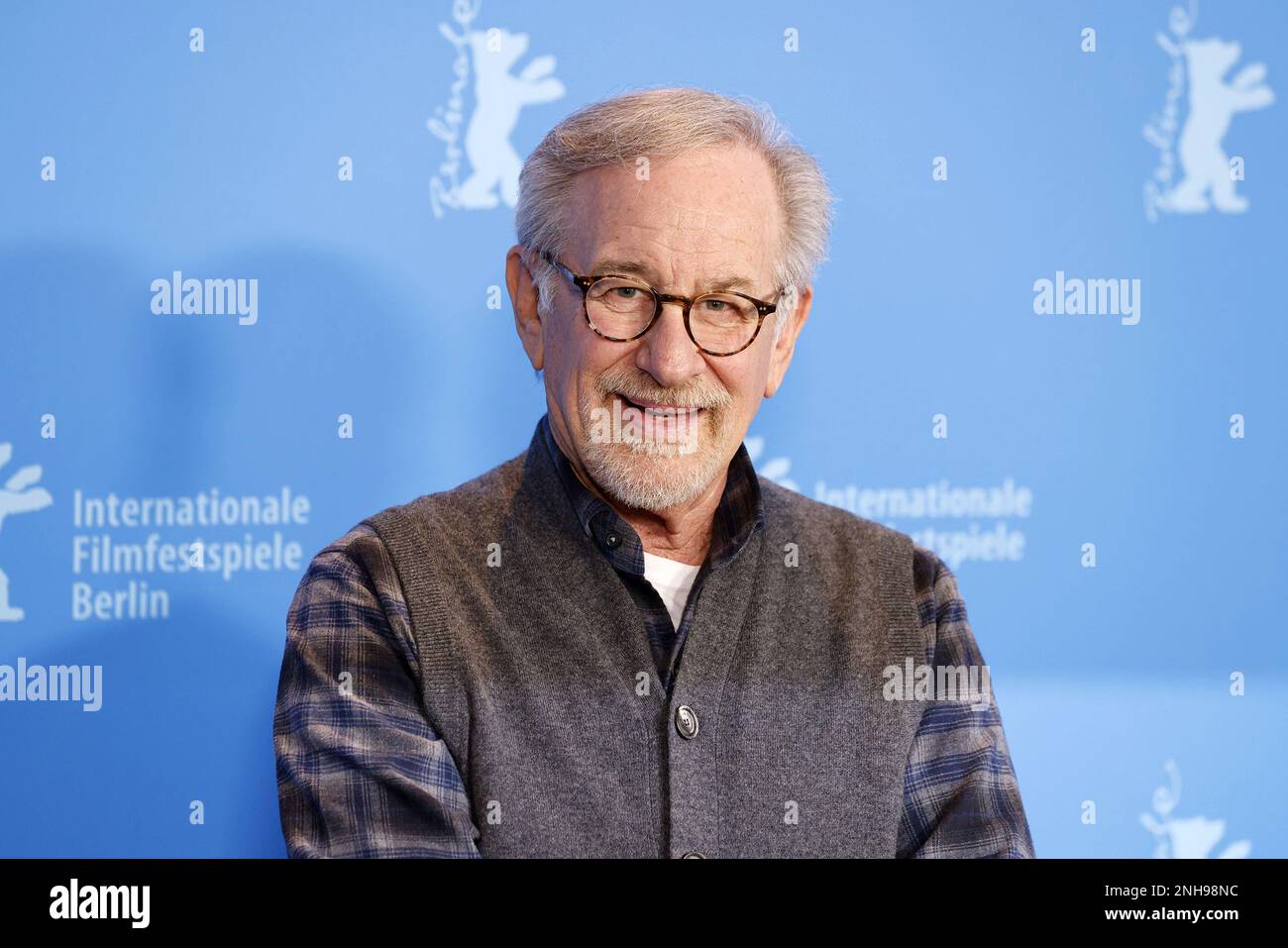 LE réalisateur, producteur et scénariste AMÉRICAIN Steven Spielberg pose lors d'un appel photo pour le film "les Fabelmans", présenté comme „Homage“ au Grand Hyatt H. Banque D'Images