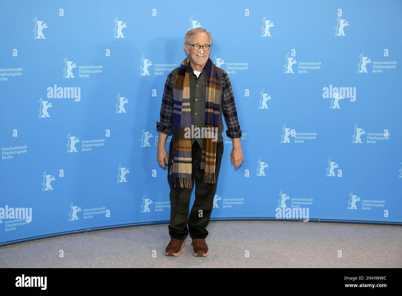 LE réalisateur, producteur et scénariste AMÉRICAIN Steven Spielberg pose lors d'un appel photo pour le film "les Fabelmans", présenté comme „Homage“ au Grand Hyatt H. Banque D'Images