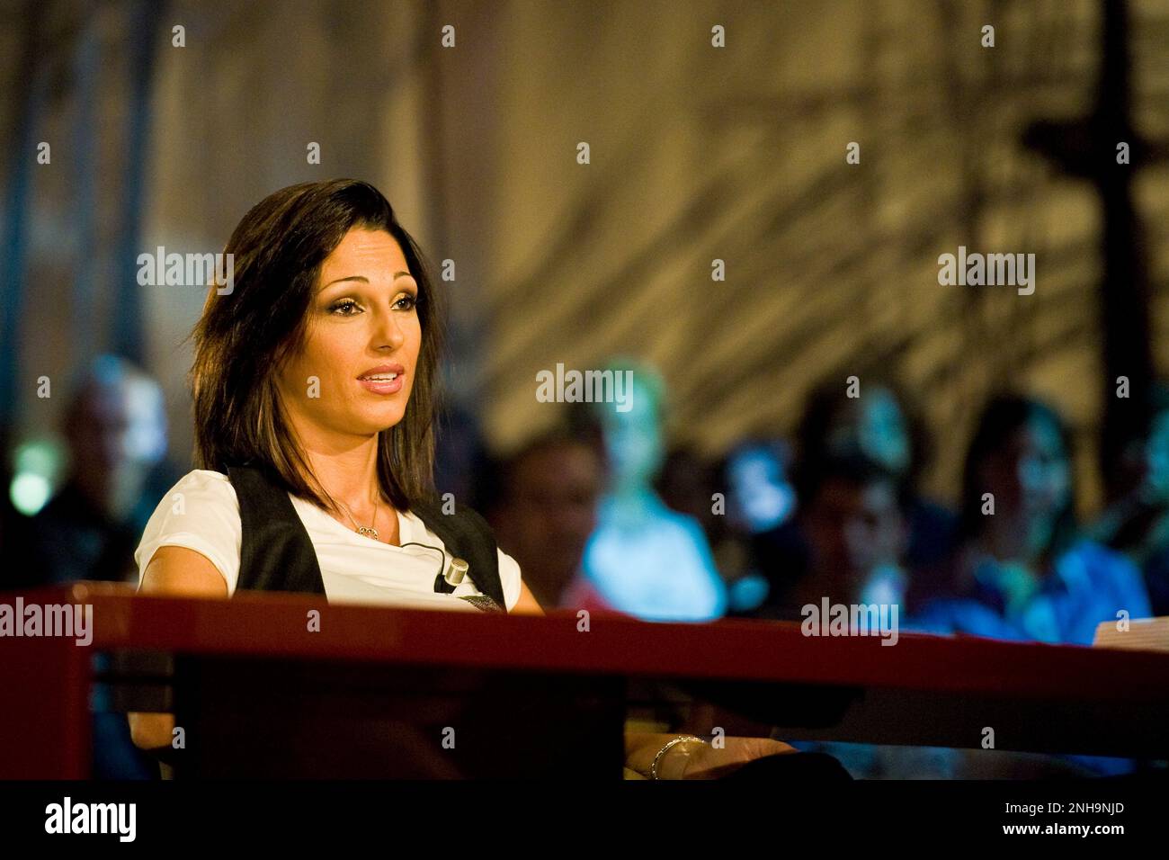 Anna Tatangelo, Milan, 2010 Banque D'Images