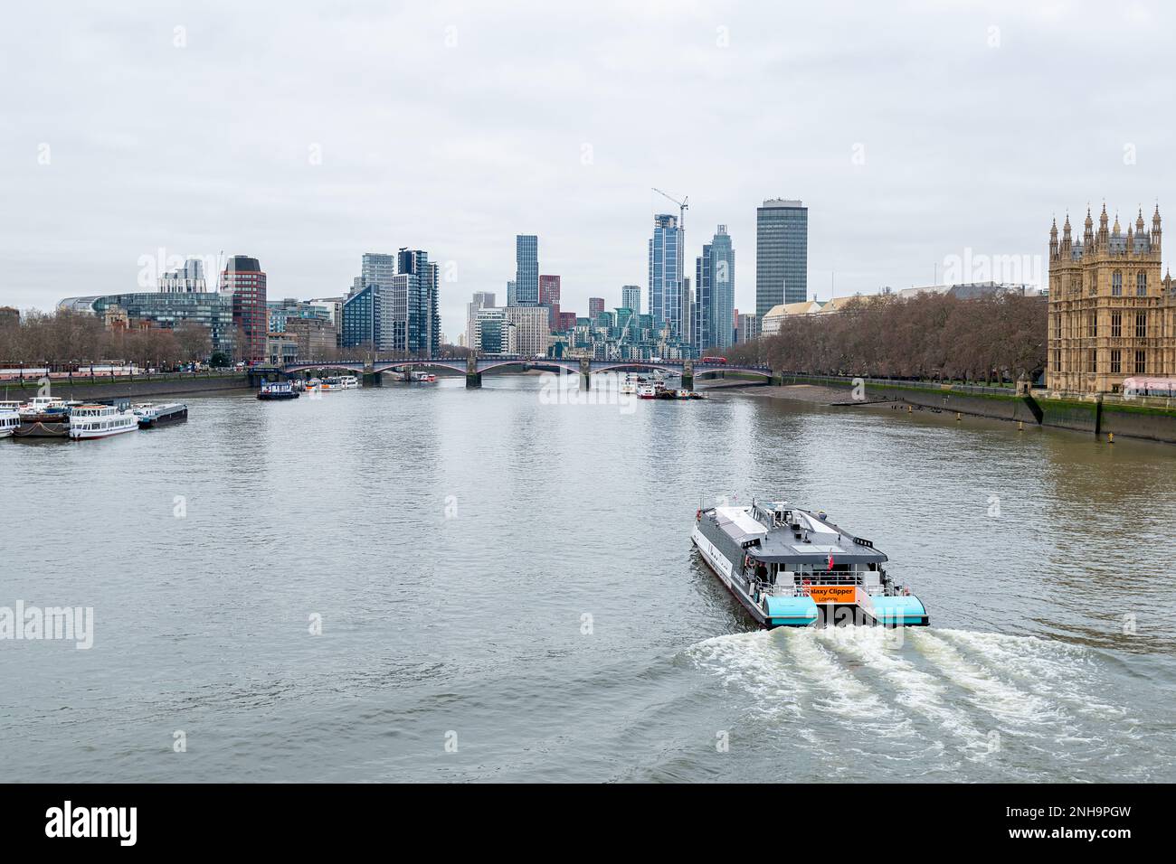 Chambres du Parlement britannique et de Big Ben, Londres Banque D'Images