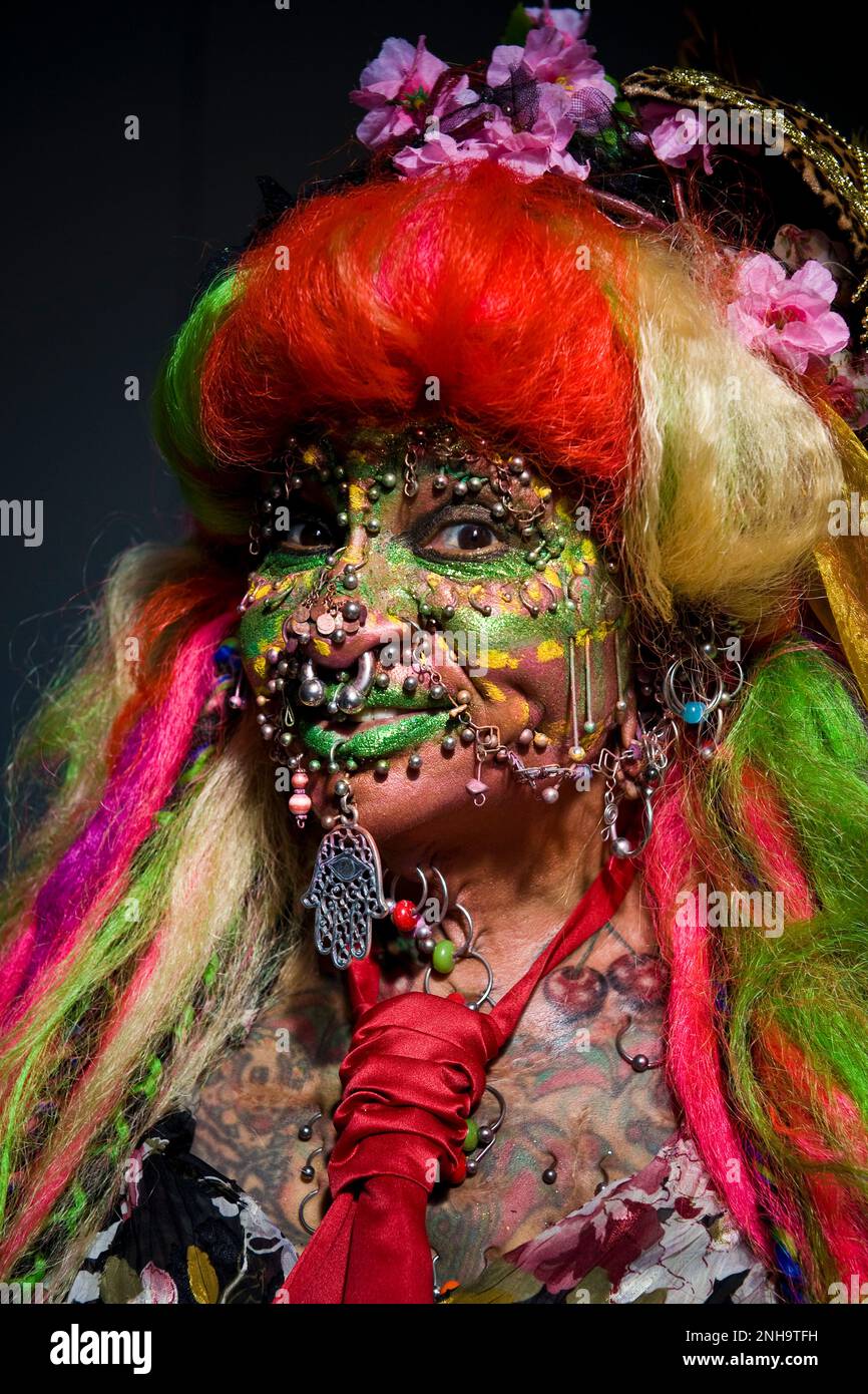 La Suisse, Lugano, Elaine Davidson Banque D'Images