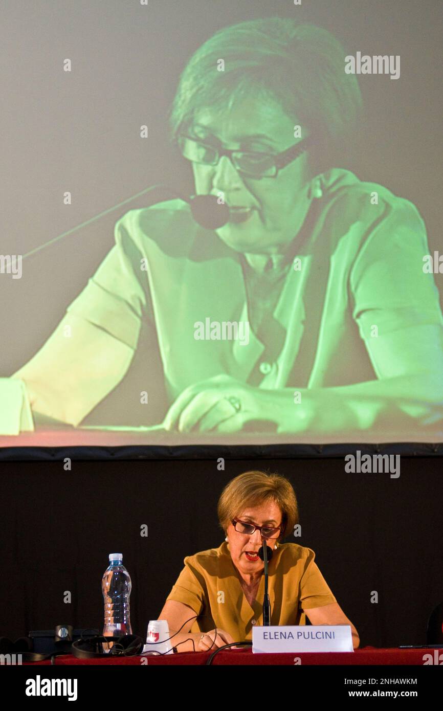 Elena Pulcini, Philosophie festival de Modena, Italie Banque D'Images