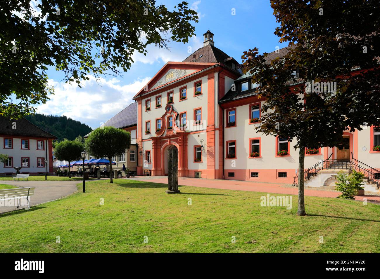 Hôtel de ville, St Blasien Ville, Forêt Noire, Bade-Wurtemberg, Allemagne, Europe Banque D'Images