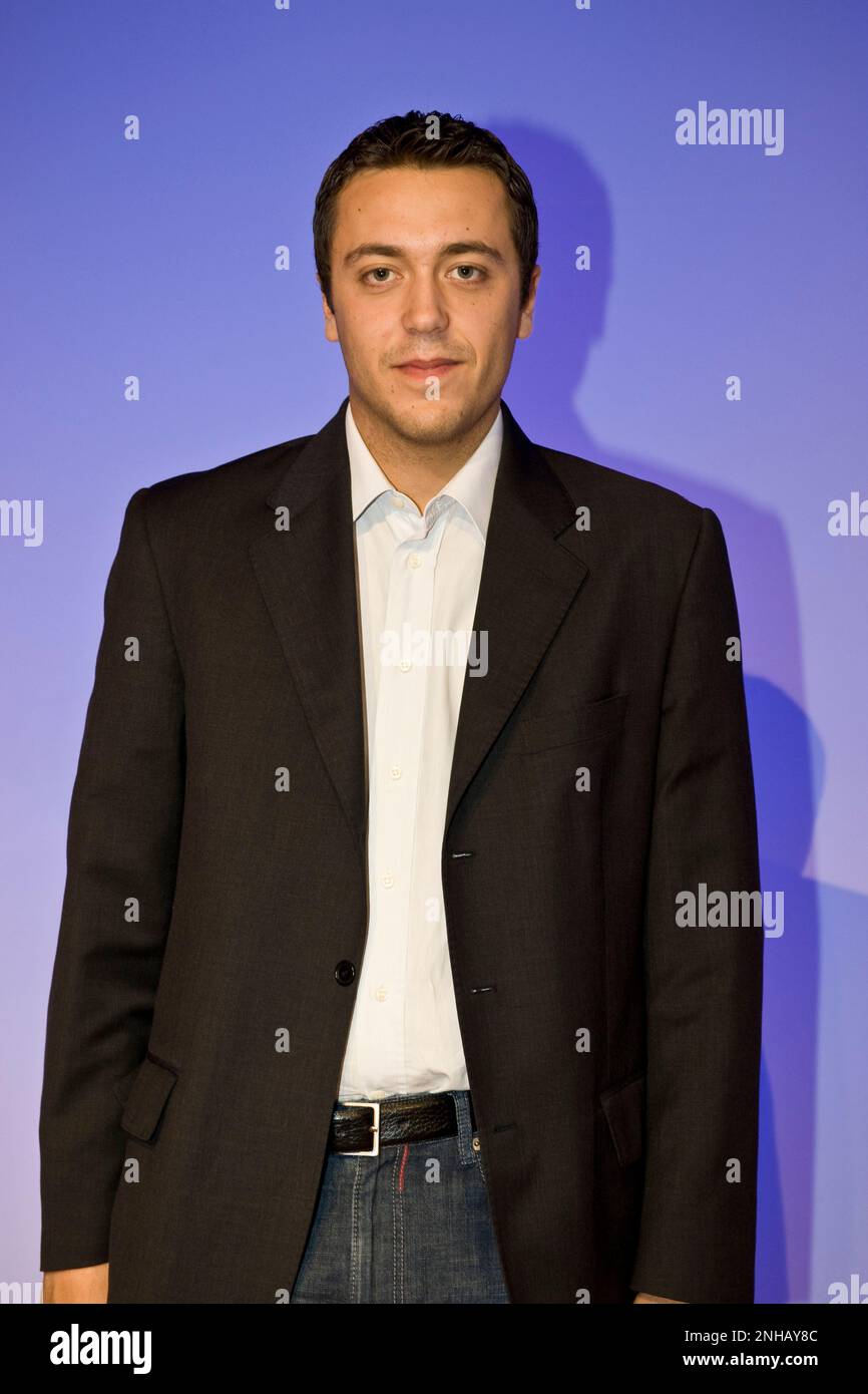 Federico Faranda, Tele Lombardia, Milan, Italie Banque D'Images