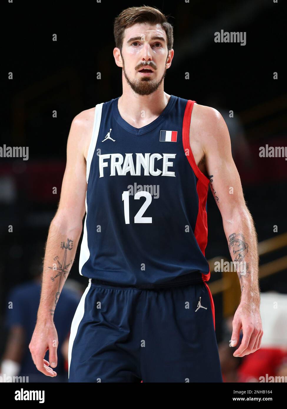 7 AOÛT 2021: Nando de Colo de France dans la finale masculine de basket-ball entre les Etats-Unis et la France aux Jeux Olympiques de Tokyo 2020 (photo de Mickael Chavet/RX) Banque D'Images