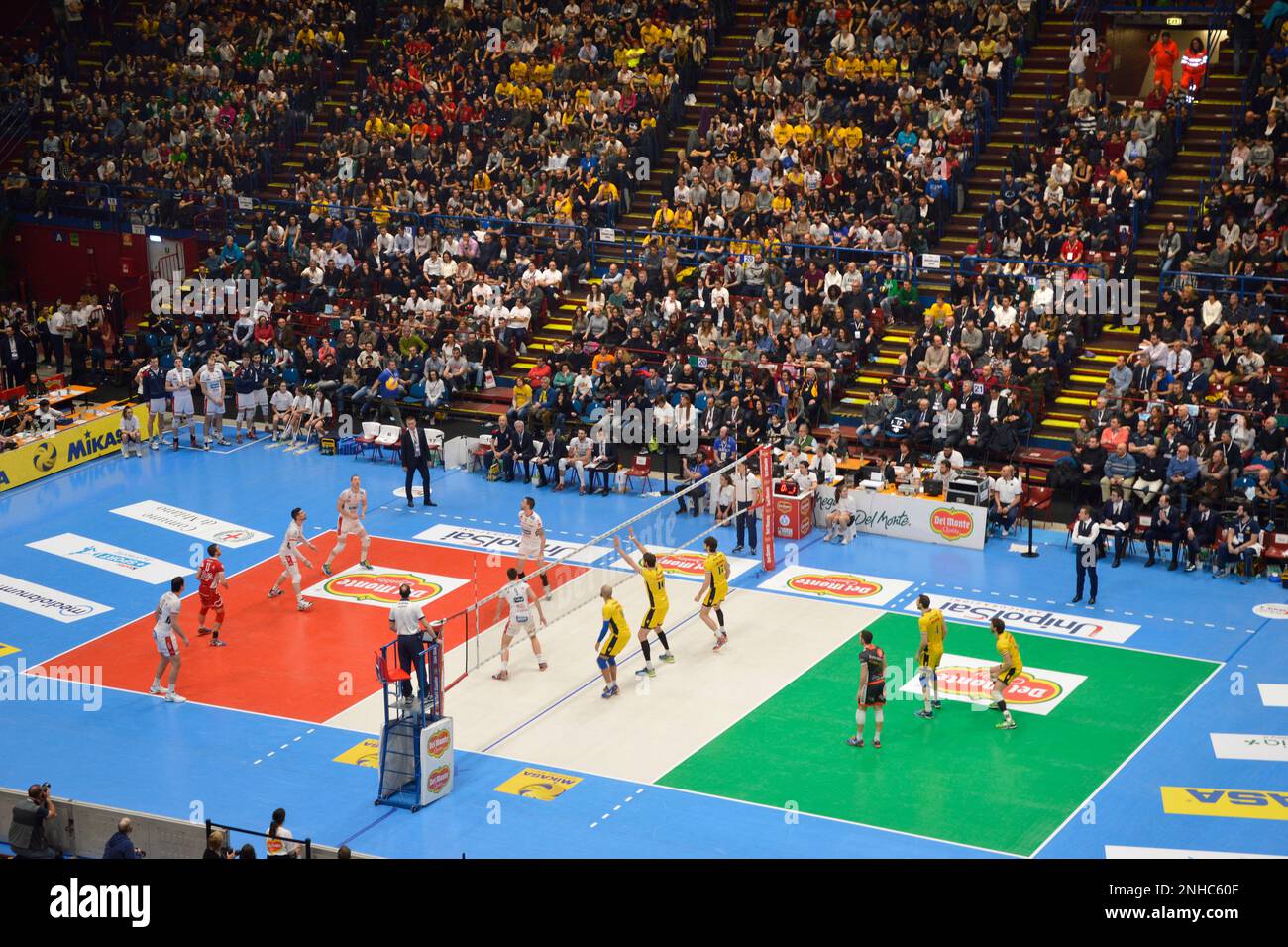 Italie, volley-ball, match de championnat Banque D'Images