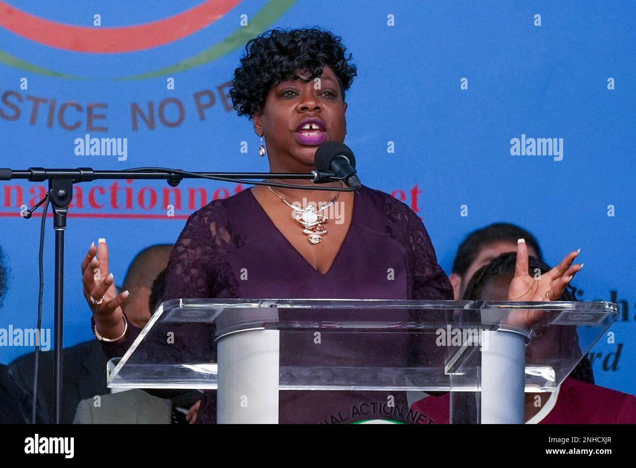 Photo by Siegfried Anthony/STAR MAX/IPx 2023 1/16/23 Darcel Denise Clark at the National Action