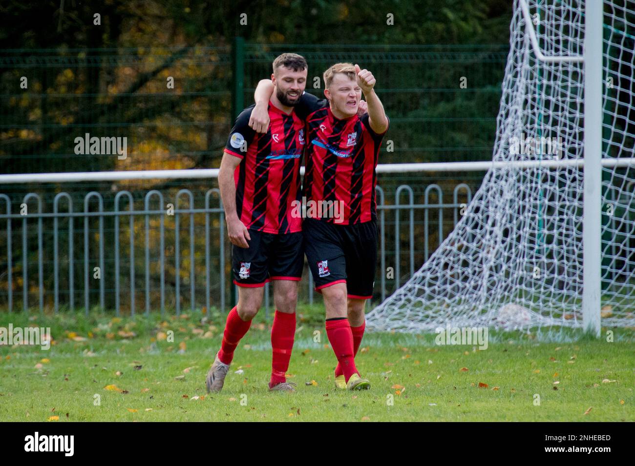 Abertillery, pays de Galles, 13 novembre 2021. Ardal Leagues South East match entre Abertillery Bluebirds et Goytre AFC. Crédit : will Cheshire Banque D'Images