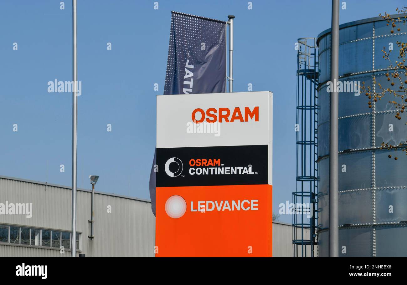 Usine Osram, Nonnendammallee, Siemensstadt, Spandau, Berlin, Allemagne Banque D'Images