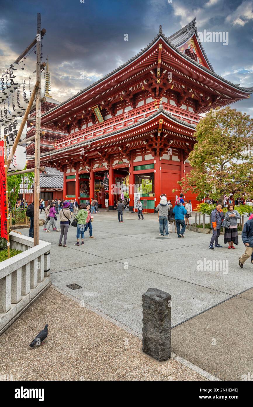 Tokyo Japon. Temple Senso Ji À Asakusa Banque D'Images