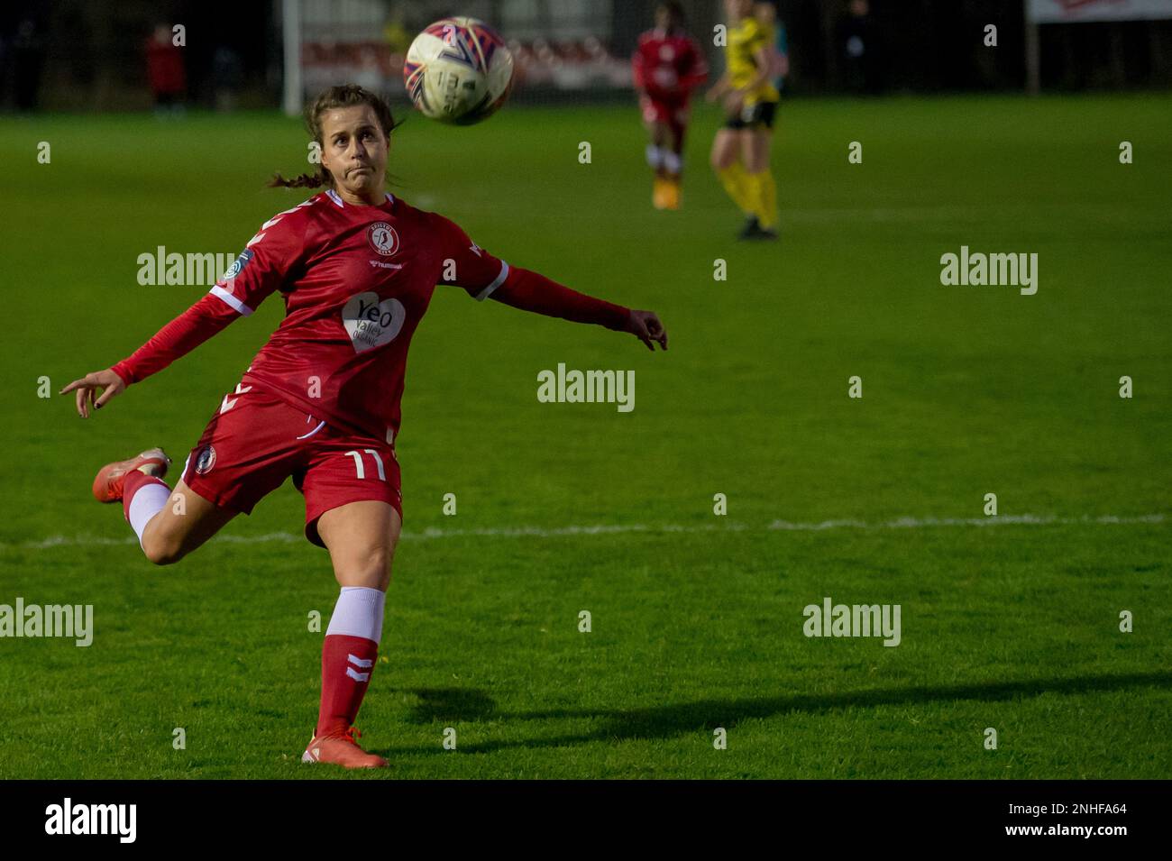 Kings Langley, Angleterre 21 novembre 2021. Match de championnat FA féminin entre Watford Women et Bristol City Women. Crédit : will Cheshire Banque D'Images