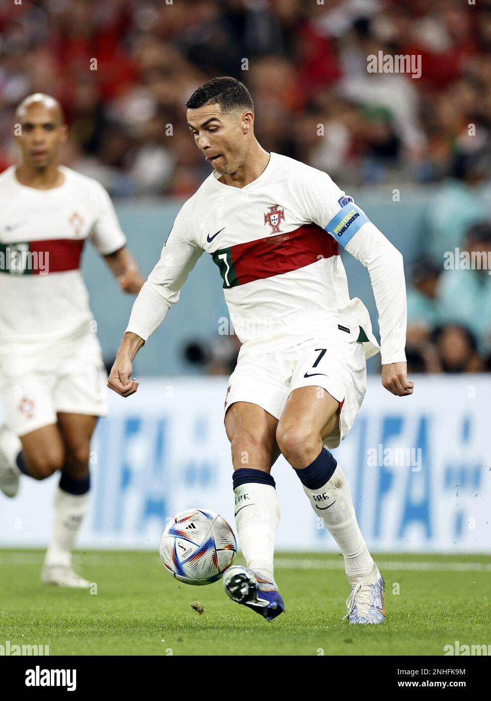 DOHA - Cristiano Ronaldo du Portugal pendant la coupe du monde de la FIFA Qatar 2022 Groupe H match entre la Corée du Sud et le Portugal au stade de la ville d'éducation sur 2 décembre 2022 à Doha, Qatar. AP | hauteur néerlandaise | MAURICE DE PIERRE Banque D'Images