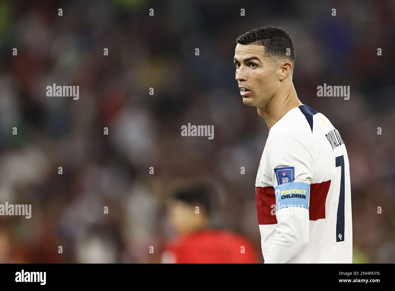 DOHA - Cristiano Ronaldo du Portugal pendant la coupe du monde de la FIFA, Qatar 2022 groupe H match entre la Corée du Sud et le Portugal au stade de la ville d'éducation sur 2 décembre 2022 à Doha, Qatar. AP | hauteur néerlandaise | MAURICE DE PIERRE Banque D'Images