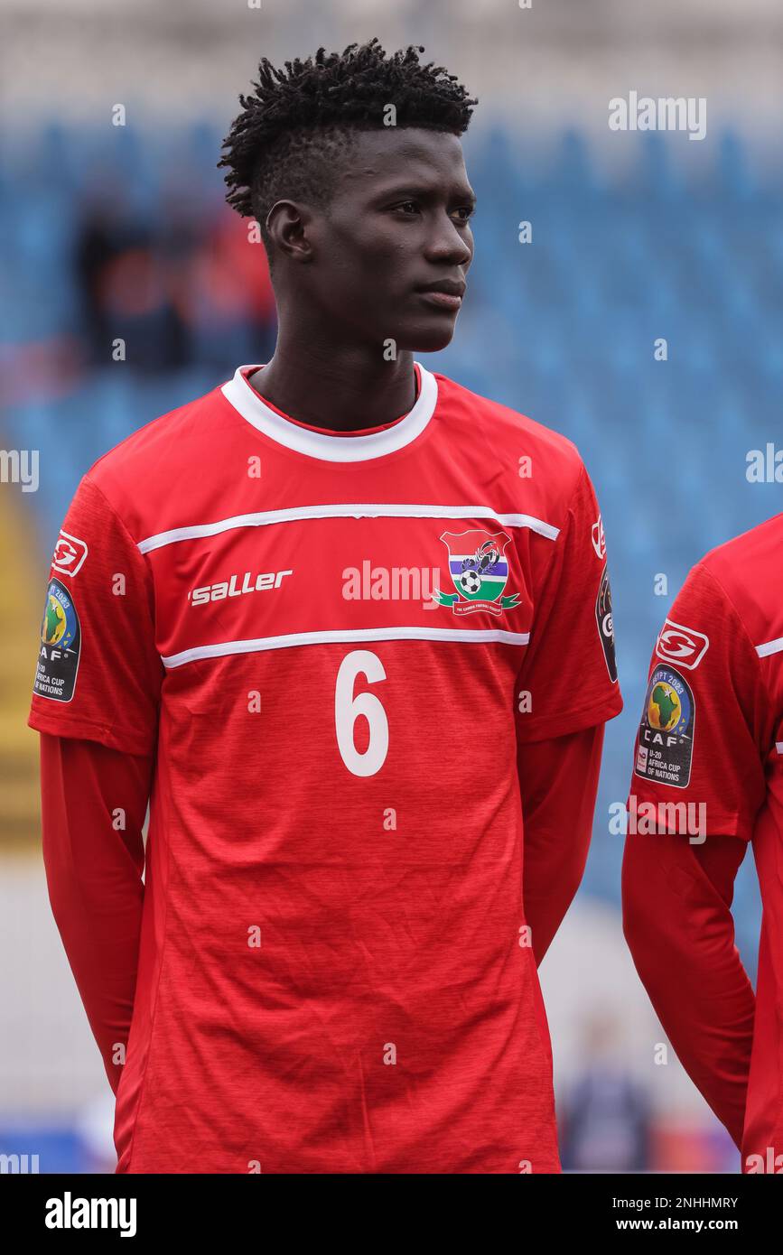 Egypte, Alexandrie 21 février 2023 Mahmudu Bajo de Gambie U20