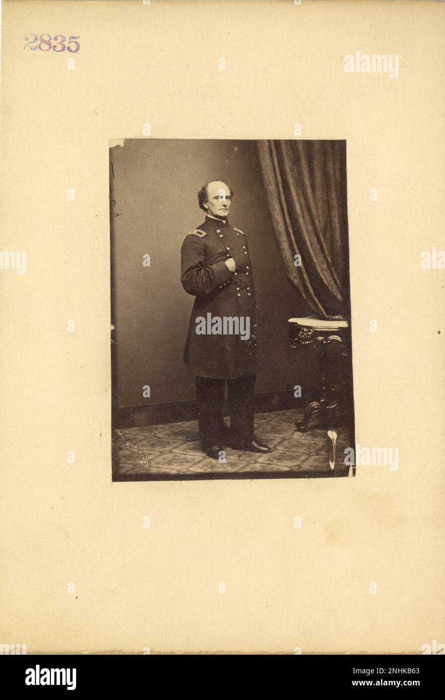 Le Maj. Robert Anderson 19th Century Mathew Brady, Quartermaster, et d'autres photographies de la guerre civile Banque D'Images
