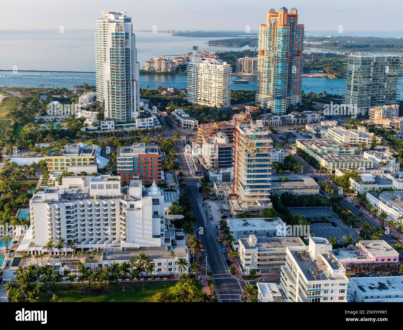 South Beach, South Pointe Park, Miami, Floride du Sud, Dade, Floride, États-Unis Banque D'Images South Beach, South Pointe Park, Miami, Floride du Sud, Dade, Floride, États-Unis Banque D'Images