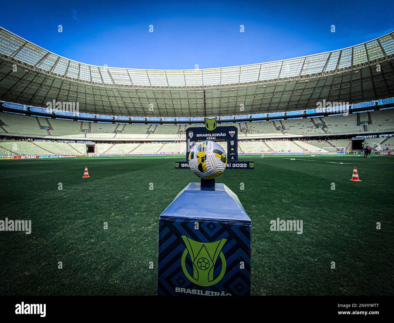 CE - Fortaleza - 11/06/2022 - BRAZILIAN A 2022, FORTALEZA X ATLETICO-GO - General view of the Arena Castelao stadium for the match between Fortaleza and Atletico-GO for the Brazilian championship A 2022. Photo: Lucas Emanuel/AGIF (via AP) Banque D'Images