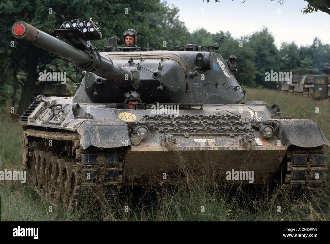 - Armée italienne, char Leopard 1 - esercito italiano, carri armati Leopard 1 Banque D'Images