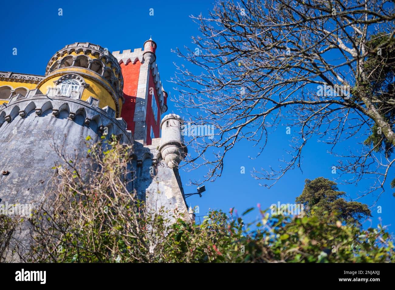 Parc et Palais national de Pena (Palacio de la Pena), Sintra, Portugal Banque D'Images