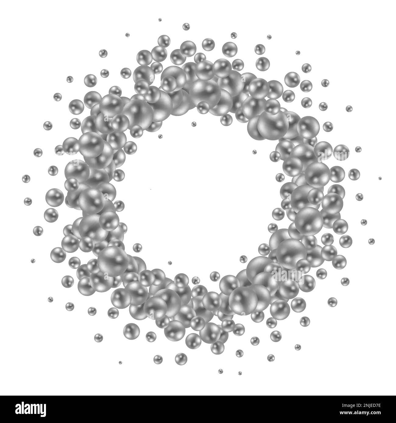 Perles de couleur.Arrière-plan vectoriel abstrait. Banque D'Images