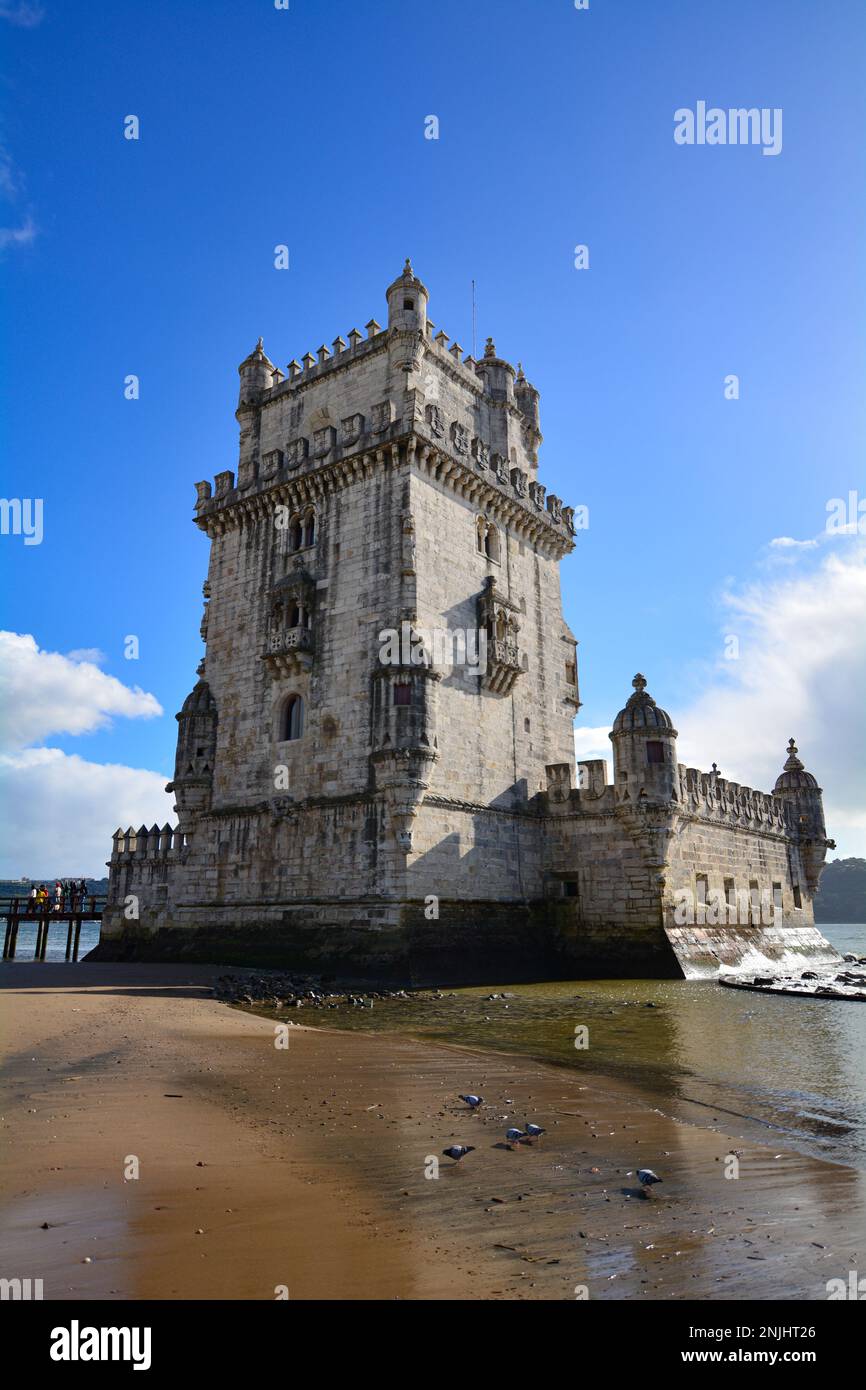 Tour Belém Lisbonne Portugal Banque D'Images