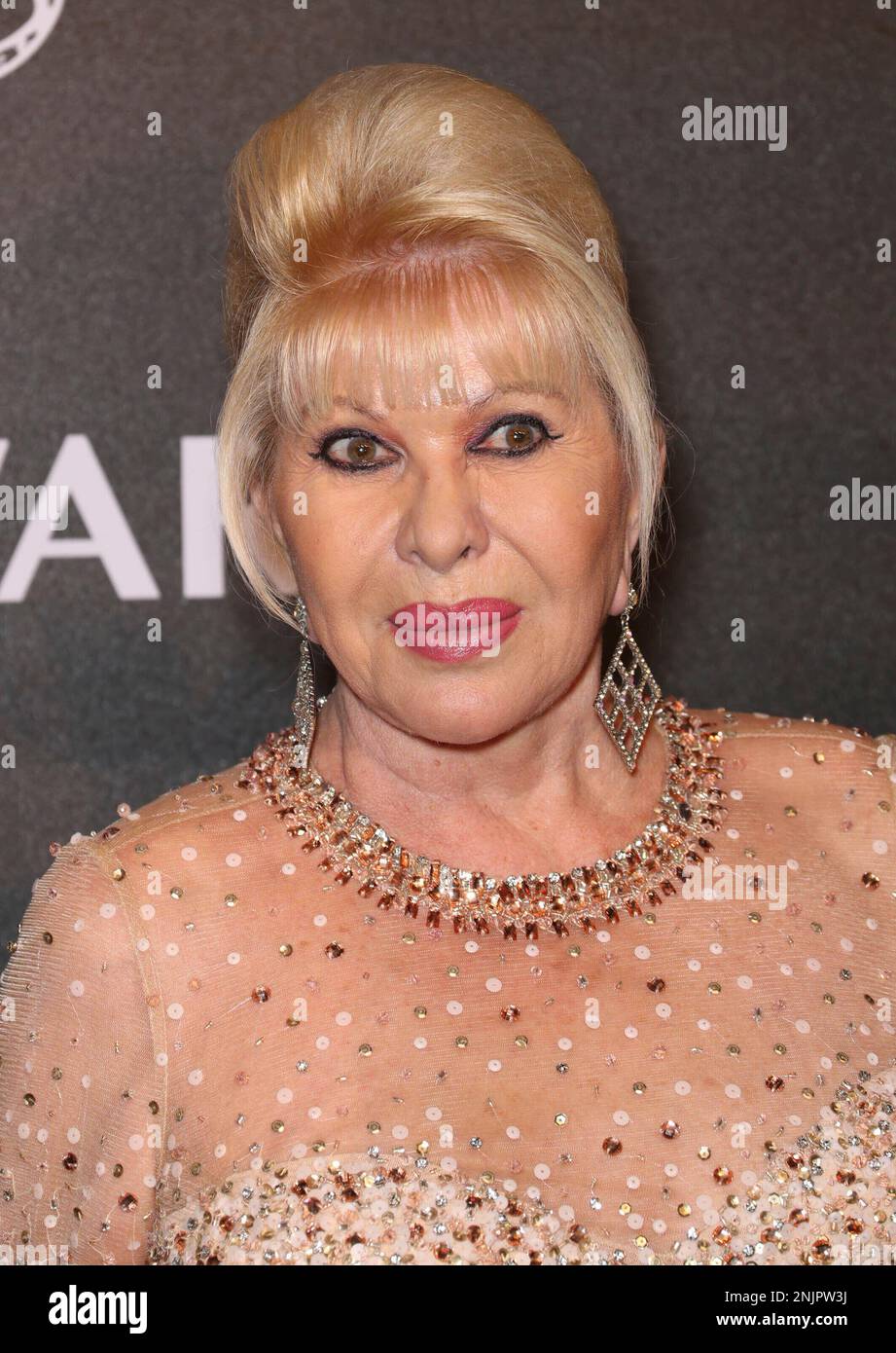 Photo by: John Nacion/STAR MAX/IPx 2022 7/14/22 Ivana Trump has passed away at age 73. STAR MAX File Photo: 10/22/18 Ivana Trump at the 2018 Angel Ball in New York City. Banque D'Images