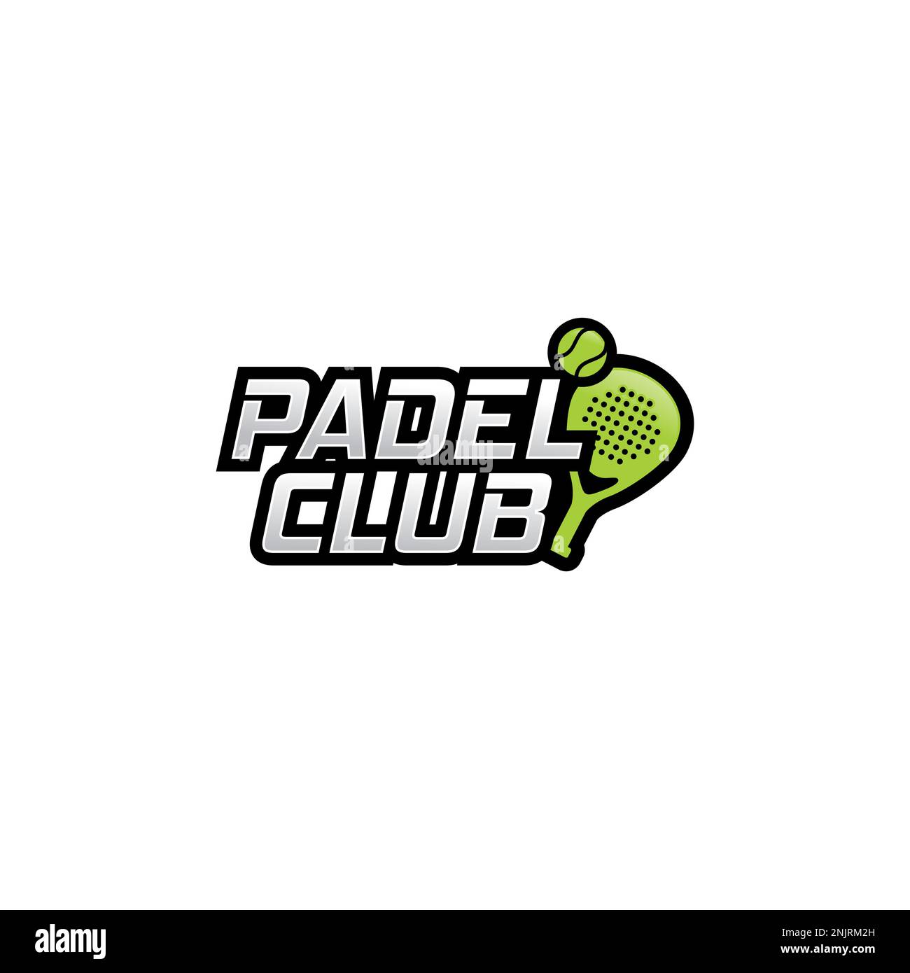 Concours ou Club de conception de logo Padel. Logo tennis. Logo Padel Club Illustration de Vecteur