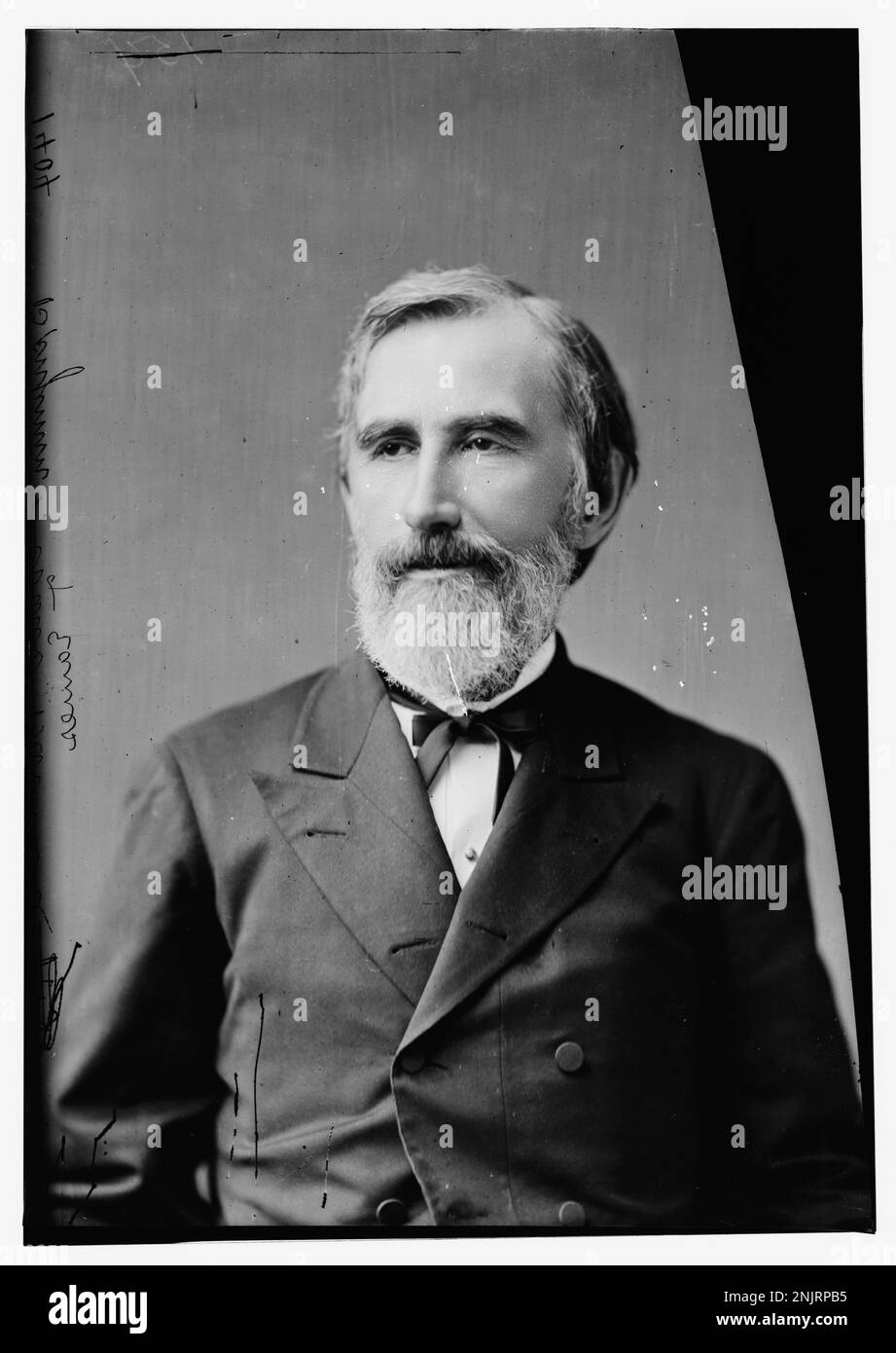 Un portrait de Hon. Ben Eames, un membre du Congrès américain du Rhode Island, de la Bibliothèque du Congrès Brady-Handy Collection. Banque D'Images