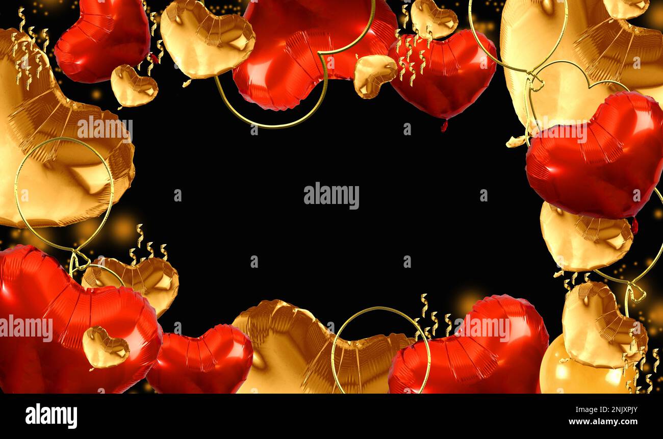 Belle carte d'anniversaire. Pour les adultes et les enfants Banque D'Images