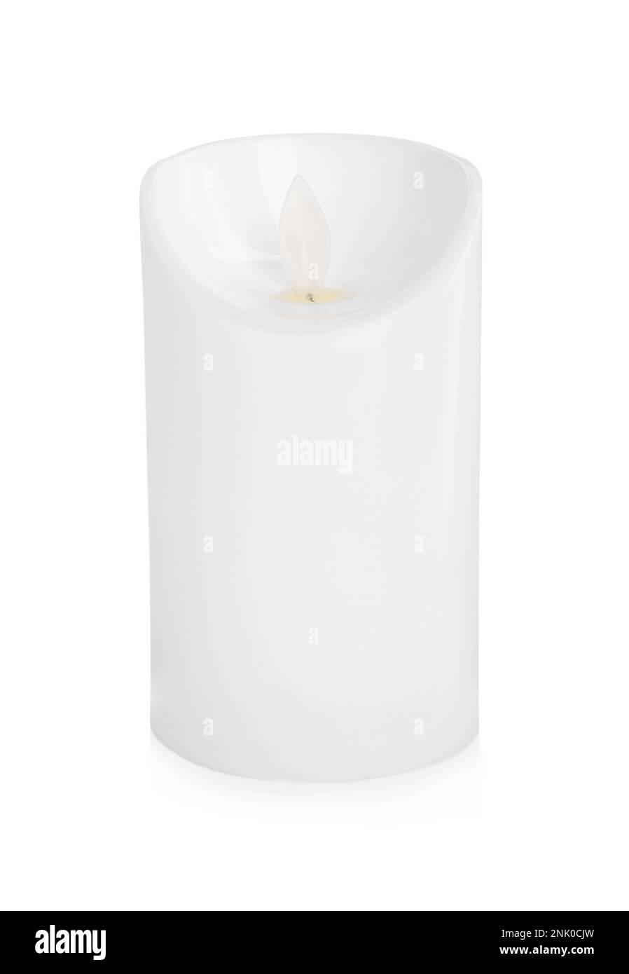 4 Bougies LED Sans Flamme En Forme De Pomme De Pin - Vraie Cire, Effet Scintillement, Piles Incluses - 3