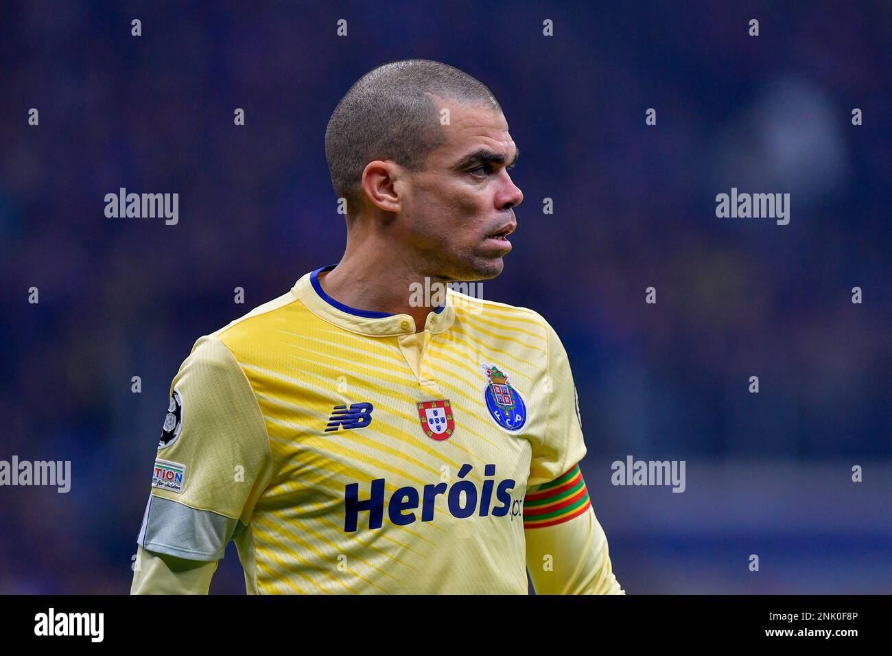 Milan, Italie. 22nd févr. 2023. Pepe (3) du FC Porto vu lors du match de l'UEFA Champions League entre l'Inter et le FC Porto à Giuseppe Meazza à Milan. (Crédit photo : Gonzales photo/Alamy Live News Banque D'Images