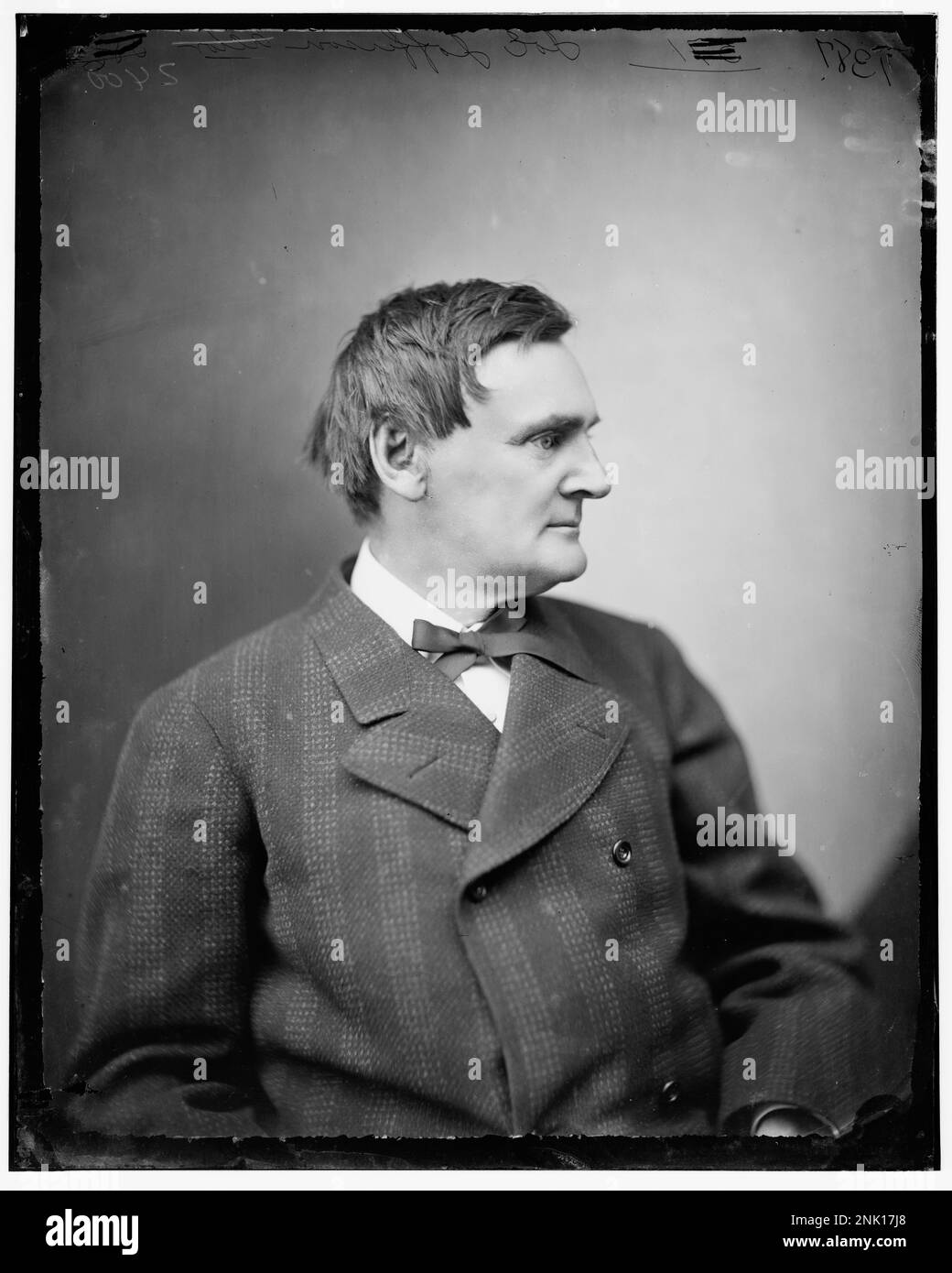 Joseph Jefferson était un acteur américain connu pour sa carrière théâtrale au XIXe siècle, en particulier pour son interprétation de Rip Van Winkle. Banque D'Images