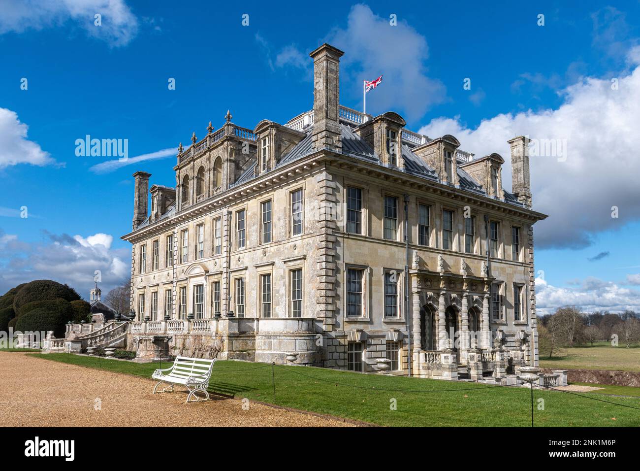 Kingston Lacy House et Country Estate pendant l'hiver ou février, Dorset, Angleterre, Royaume-Uni Banque D'Images
