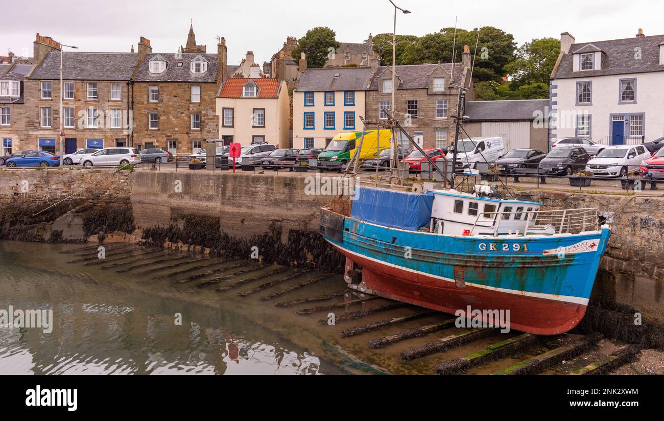 PITTENWEEM HARBOUR, ÉCOSSE, EUROPE - village de pêche sur la côte est de l'Écosse. Banque D'Images