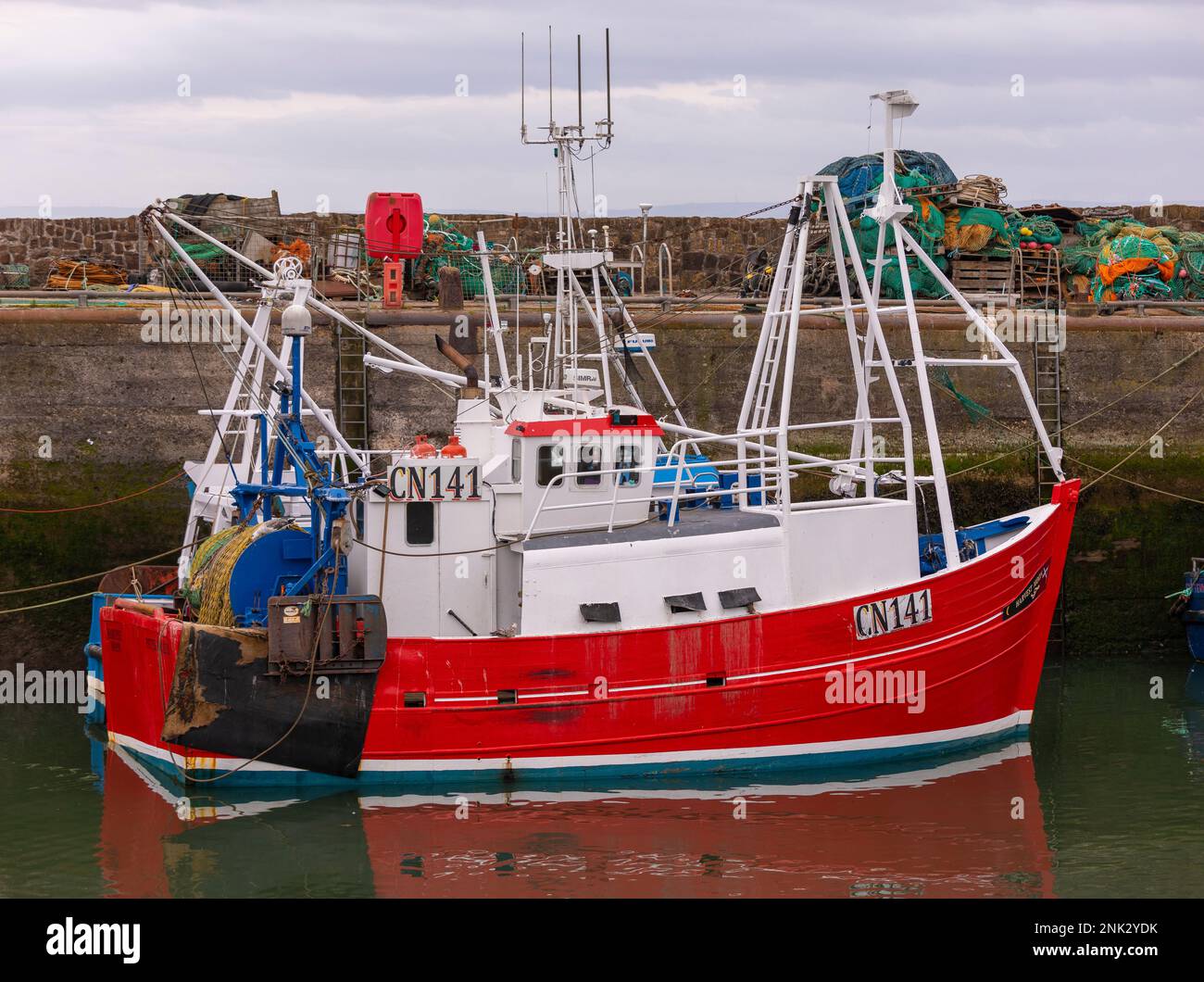 PITTENWEEM HARBOUR, ÉCOSSE, EUROPE - petit bateau de pêche commercial dans un village de pêche sur la côte est de l'Écosse. Banque D'Images