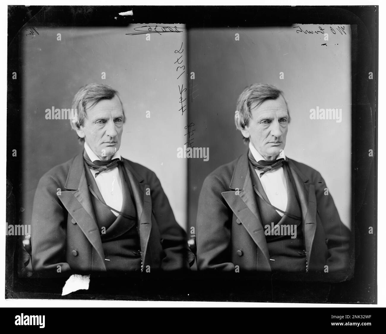 Portrait de Hon. Wm. Evarts, secrétaire d'État américain sous le président Rutherford B. Hayes, de la collection Brady-Handy à la Bibliothèque du Congrès. Banque D'Images